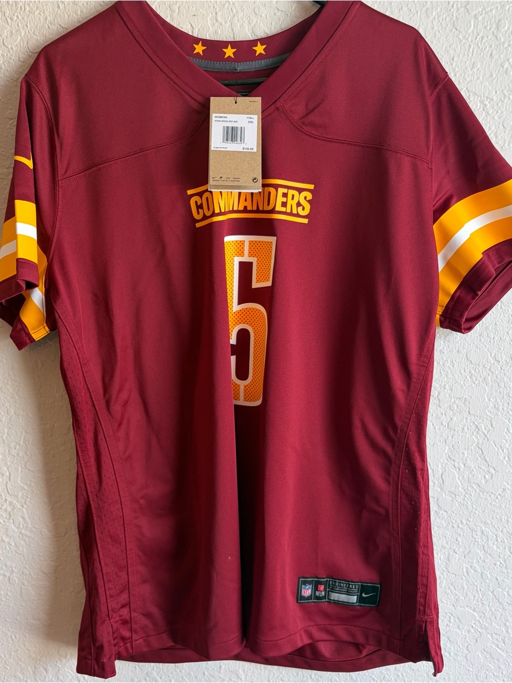 NWT Washington Commanders Nike Jayden Daniels NFL Jersey #5 - Women’s 2XL